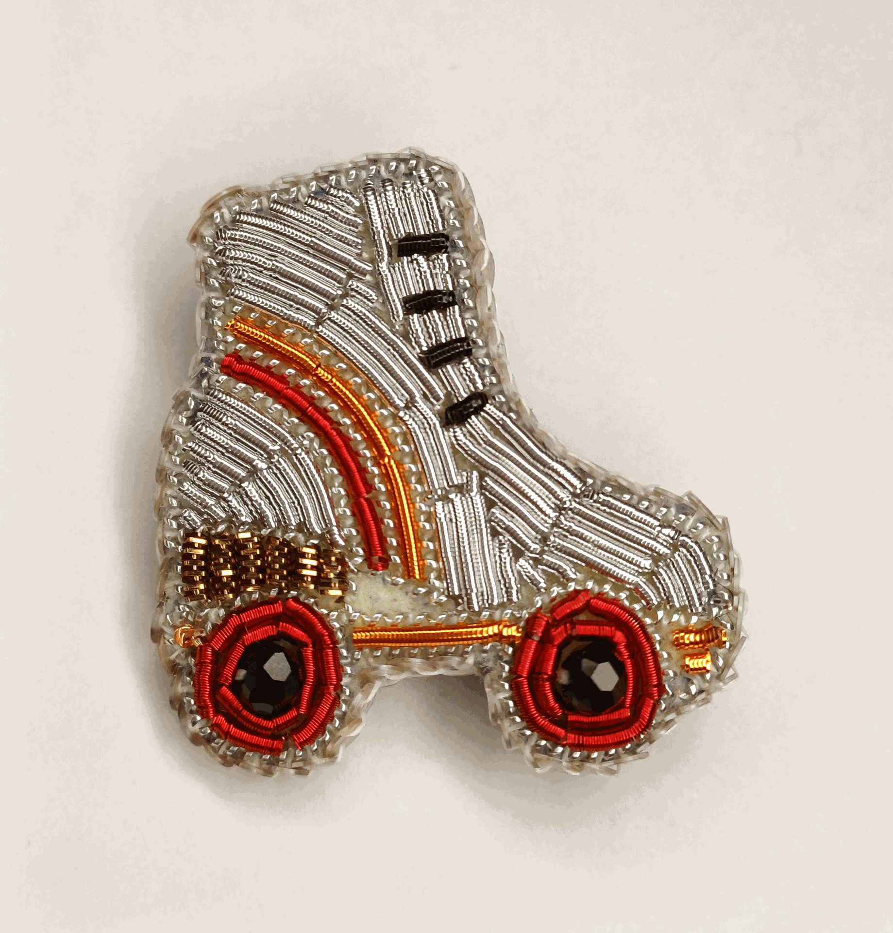Broche Nesican Personnalisation Patin à roulette