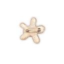 Broche tortue artisanale brodée main en perles et strass, bijou unique