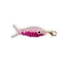 Nesican - Porte-clés _ Charms – Poisson perlé Rose (2).webp