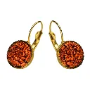 Nesican - Boucles d'oreilles dormeuse orange_1.webp