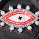 Broche Œil Mystique Orange