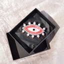Broche Œil Mystique Orange
