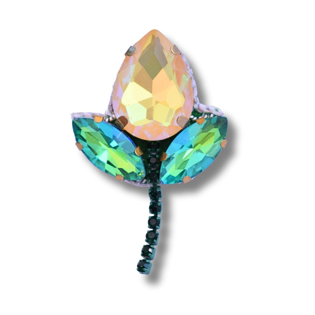 Broche - Tulipe jaune