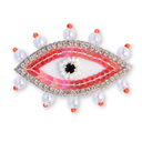 Broche - Œil Mystique Orange