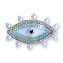 Broche - Œil Mystique Bleu