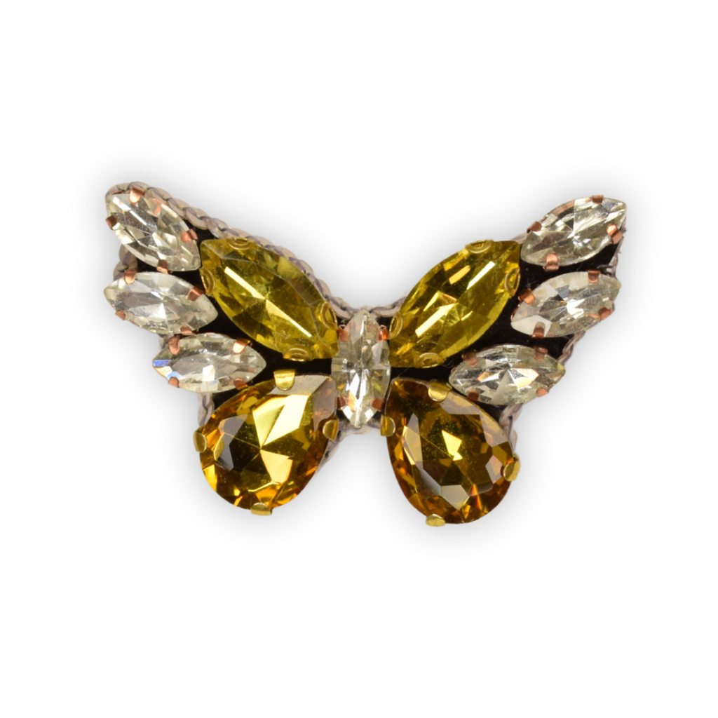 Broche - Papillon Royal Jaune