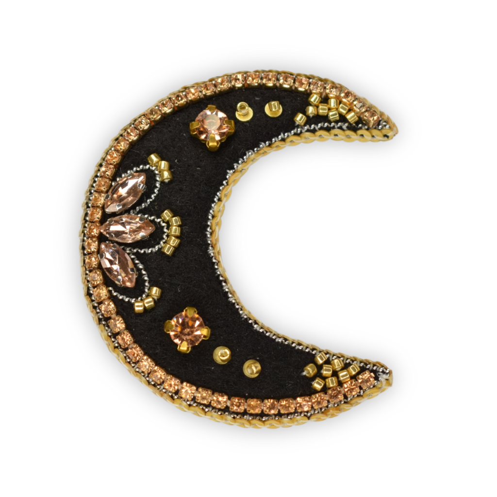 Broche - Croissant de lune