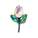 Broche - Tulipe pêche