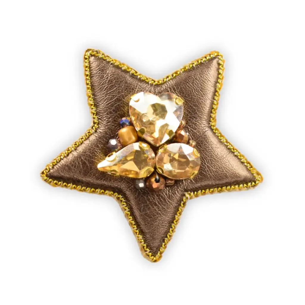 Broche - Cœur étoilé