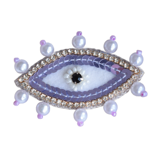 Broche - Œil Mystique Violet