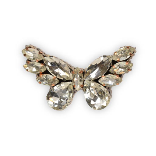 Broche - Papillon Royal Blanc