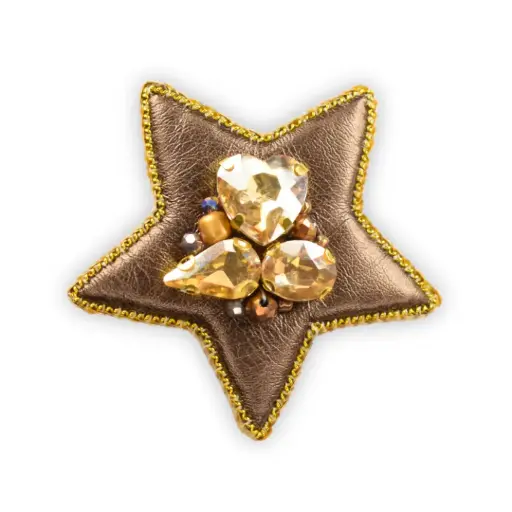 Broche - Cœur étoilé